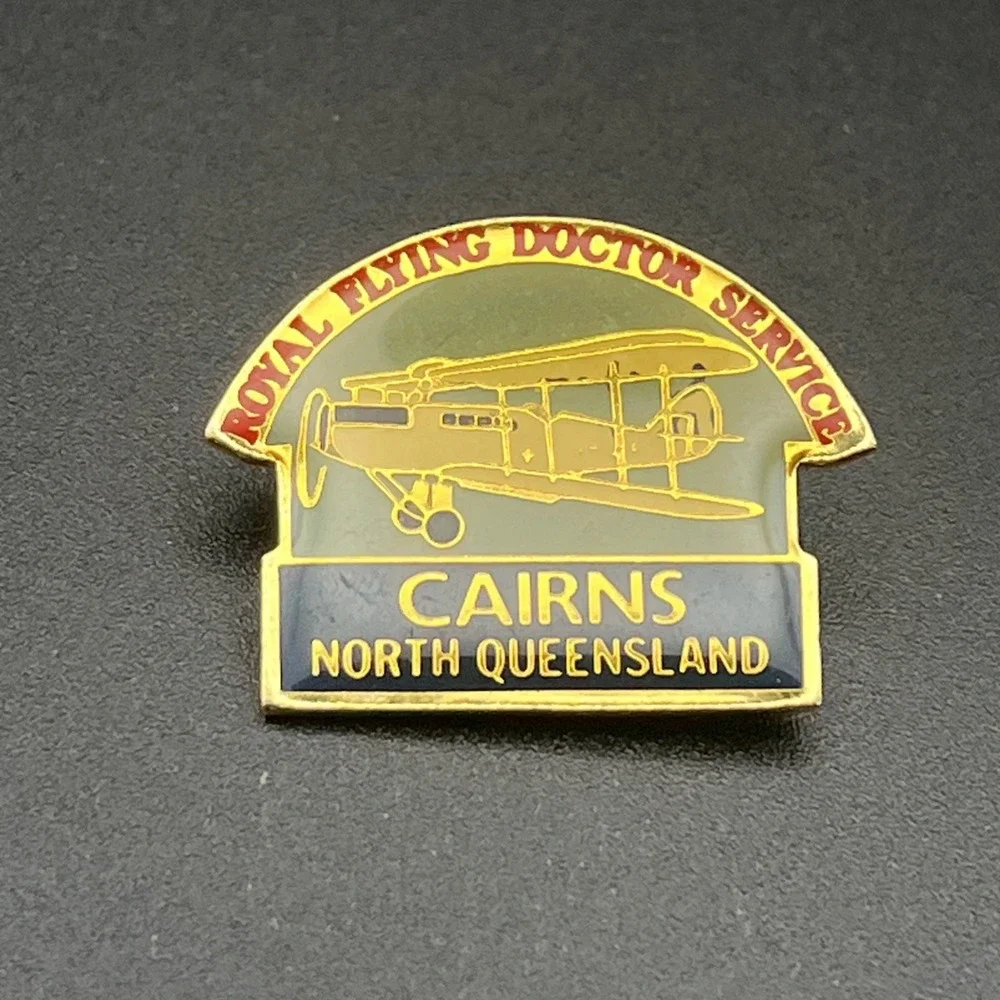 Royal Flying Doctor‎ Service Cairns North Queensland Australia Plane Hat Pin